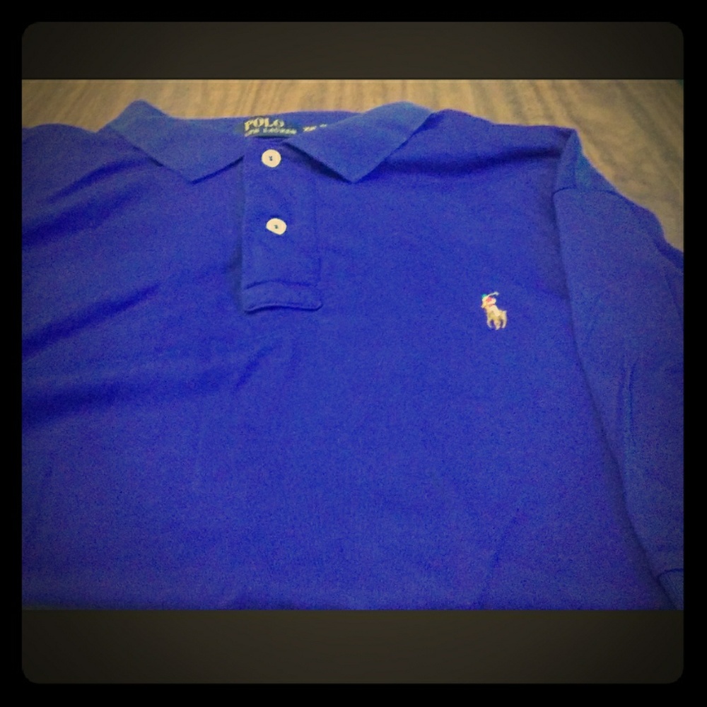 Ralph Lauren Pima Soft Touch XXL Blue